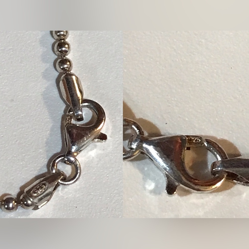 GUCCI Silver Ag925 Logo Plate Charm 😍❤️ - Picture 10 of 17